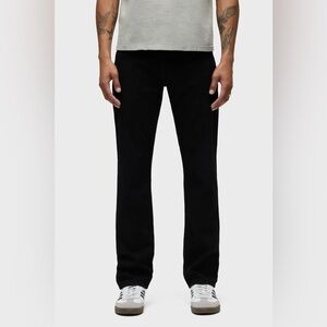 Hudson Black Byron Straight Leg Jeans 30